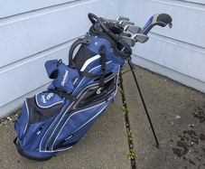 Golf Set - Complete Cleveland Irons, Ping 3 Wood, MD Wedges, Wilson Putter & Stand Bag