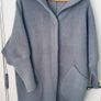 Grey Cardigan with hoody Image 4