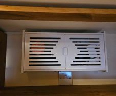White Wall Router Shelf Storage Box for WiFi Router, TV Set-Top Box, 48 x 12 x 24 cm