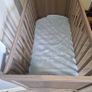 IKEA Wooden Baby Cot with Mattress Image 3