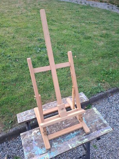 Set of 3 Quality Wooden Art Easels (Studio, Field & Tabletop)
