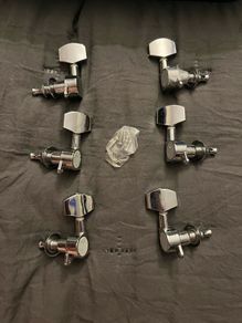 Electric acoustic Tuners Machine heads 3 Left x 3 Right A-Side Set Ibanez Gibson electric Guitar parts accessories