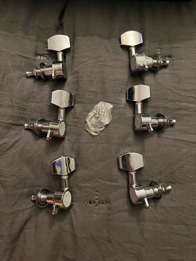 Electric acoustic Tuners Machine heads 3 Left x 3 Right A-Side Set Ibanez Gibson electric Guitar parts accessories
