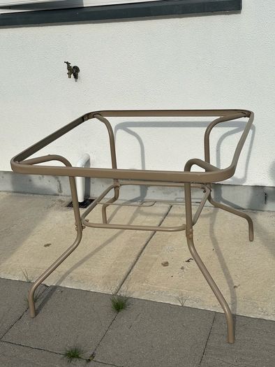 Garden metal table frame