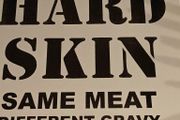 Hard Skin, Same Meat Different Gravy LP, white vinyl orig Punk Oi Skinhead