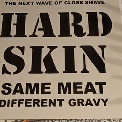 Hard Skin, Same Meat Different Gravy LP, white vinyl orig Punk Oi Skinhead