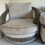 3 Seat L shaped Sofa & Spin Chair Image 3