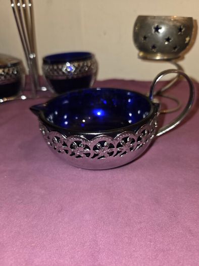 Vintage English made silver plated set