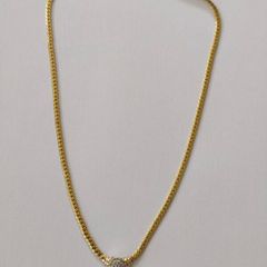 14k / ct Gold Chain / Necklace with Diamonds