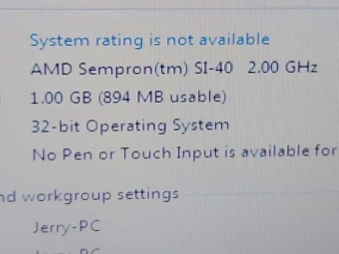 Compaq Presario CQ50, AMD Sempron SI-40, 2.0GHz, 1GB Ram, Windows 7, 32 Bit, Firefox, Opera and chrome, excellent cosmetic condition, Vintage Laptop