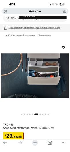 shoe storage