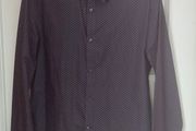 H&amp;M deep navy shirt - size M slim fit - never worn....