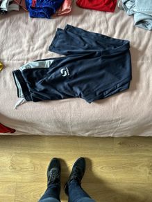 boys tracksuit bottoms Sondico navy 11-12