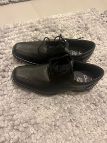 Clarks leather school shoes