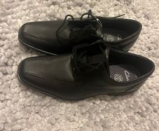 Clarks leather school shoes