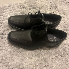 Clarks leather school shoes