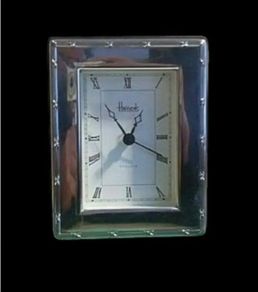 Vintage Harrods Hallmarked Silver Clock