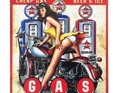 Last Chance to Filler Up : Metal sign