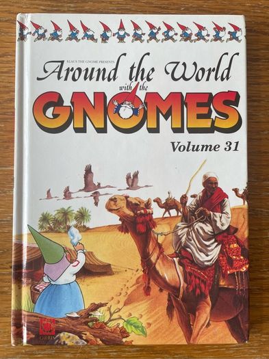 Vintage Klaus the Gnome presents Around the World with the Gnomes Volumes 26, 31 & 44