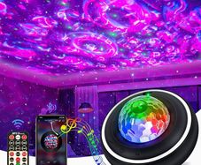 FREE EXPRESS SHIPPING Galaxy Projector, Star Night Light Projector with and Music Bluetooth Speaker, Ceiling Starry Star Light for Kids Baby Bedroom/Party/Game Rooms/Home Theatre