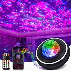 FREE EXPRESS SHIPPING Galaxy Projector, Star Night Light Projector with and Music Bluetooth Speaker, Ceiling Starry Star Light for Kids Baby Bedroom/Party/Game Rooms/Home Theatre
