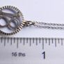 Vintage Sterling Silver 18 Pendant Necklace length 17" - 2g Image 10
