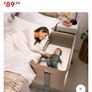 Next to me Graco Sweet2Sleep Bedside Crib Oatmeal Image 5