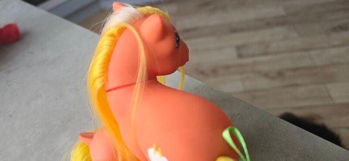 Mammy and Son Custom Lighting Mountain Boy Ponies using MLP G1 Base My Little Pony
