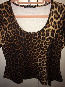 WOMEN'S Animal Print Top by Littlewoods Size18