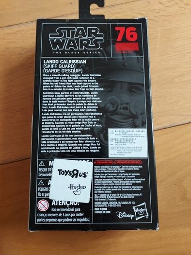 Lando Skiff Disguise Star Wars Black Series