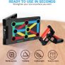 FREE EXPRESS SHIPPING Push Up Board, 12 in 1 Multifunctional Portable Press Up Board, Pushup Stand, Muscle Board Rack Strength Training Fitness Equipment Push Up Rack for Home Gym Exercise Body Building Workout Image 6