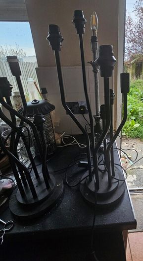 2 Unusual Multi Bulb Lamps