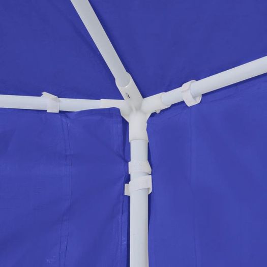 Marquee with 6 Side Walls Blue