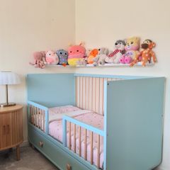 Pristine condition IKEA Myllra cot with large drawer