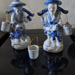 Japanese Fishermen figurines