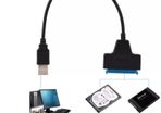 Grwibeou USB SATA 2.0 Cable Sata To USB 2.0 Adapter UP To 480Mbps Support 2.5Inch External SSD HDD Hard Drive 22 Pin Sata III