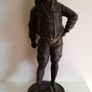 Extremely rare A J Lavergne bronze sculpture Image 3