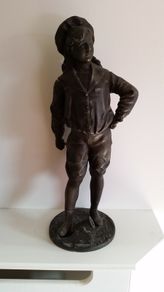 Extremely rare A J Lavergne sculpture