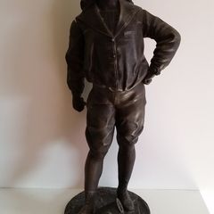 Extremely rare A J Lavergne sculpture