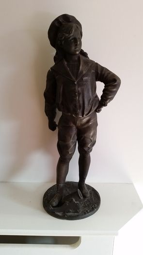 Extremely rare A J Lavergne sculpture