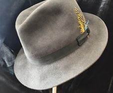 Christy's of London. Black Felt Trilby hat.