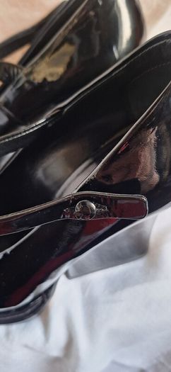 John Rocha Black Patent Shoes