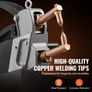 Portable Spot Welder, 4mm Thick Spot Welder Machine with 8.1KVA Input Capacity, 4200A Electric Metal Sheet Welding Machine Handheld Welding Tip Gun Image 6