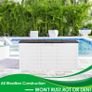BRAND NEW 265 L Garden Furniture Storage Box Outdoor Furniture Protective Cover Garden Deck Box Cabinet Cover Waterproof Durable Storage Image 2
