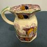 Old MASONS ceramic Jug  12 cms tall Image 2