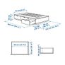 ikea nordli bed for sale Image 2