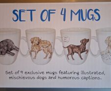 Guide dog set of 4 mugs