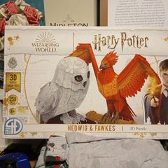Harry Potter, Hedwig and Fawkes 3D puzzle NEW
