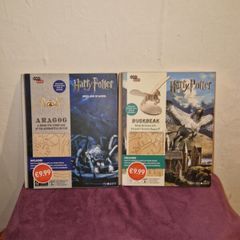 2 Happy Potter Book and 3D Model Set - Buckbeak and Aragog