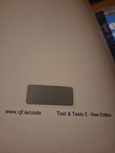 Text and tests 5